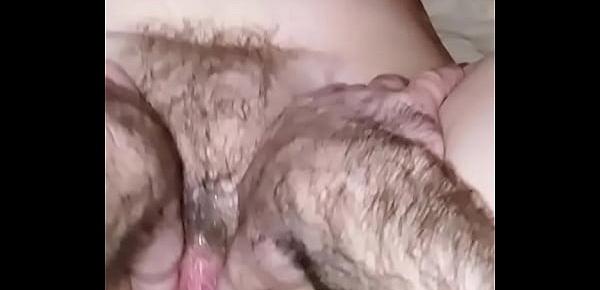  MILF with huge wet pussy is POV fucked and touched to multiple orgasms